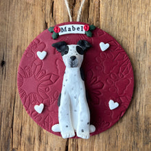 Load image into Gallery viewer, 1 member custom clay pet ornament