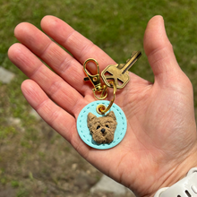 Load image into Gallery viewer, Yorkie keychain