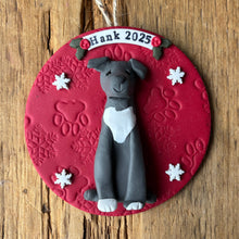 Load image into Gallery viewer, 1 member custom clay pet ornament