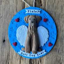 Load image into Gallery viewer, 1 member custom clay pet ornament