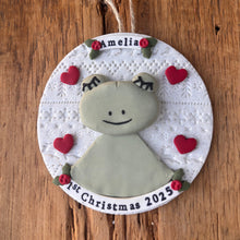 Load image into Gallery viewer, Custom child's theme Christmas ornament