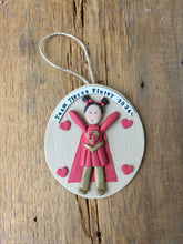 Load image into Gallery viewer, 1 Member custom clay Christmas ornament