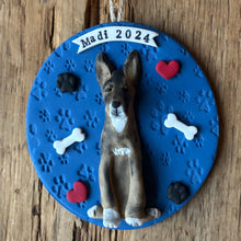 Load image into Gallery viewer, 1 member custom clay pet ornament