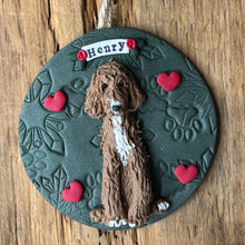 Load image into Gallery viewer, 1 member custom clay pet ornament