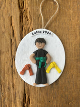 Load image into Gallery viewer, 1 Member custom clay Christmas ornament