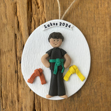Load image into Gallery viewer, 1 Member custom clay Christmas ornament