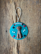 Load image into Gallery viewer, 1 member custom clay pet ornament