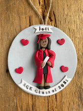 Load image into Gallery viewer, 1 Person Graduate clay Graduation Ornament gift