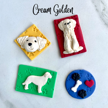 Load image into Gallery viewer, Golden retriever fridge magnets