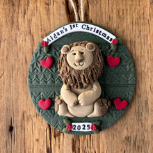 Load image into Gallery viewer, Custom child's theme Christmas ornament
