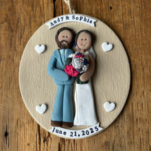 Load image into Gallery viewer, Custom wedding ornament
