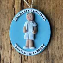 Load image into Gallery viewer, 1 Member custom clay Christmas ornament
