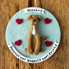 Load image into Gallery viewer, 1 member custom clay pet ornament
