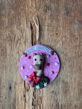Load image into Gallery viewer, Giraffe Christmas ornament
