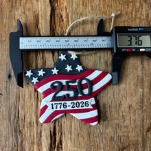 Load image into Gallery viewer, 250th Star ornament
