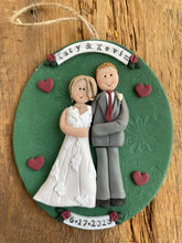 Load image into Gallery viewer, 2 Member custom wedding ornament

