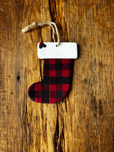 Load image into Gallery viewer, Christmas stocking ornaments set of 2
