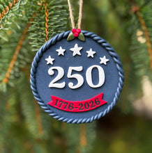 Load image into Gallery viewer, 250th Patriotic Ornament
