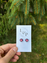 Load image into Gallery viewer, Patriotic earrings
