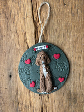 Load image into Gallery viewer, 1 member custom clay pet ornament
