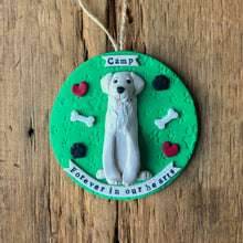 Load image into Gallery viewer, 1 member custom clay pet ornament
