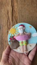 Load and play video in Gallery viewer, Santa’s vacation ornament
