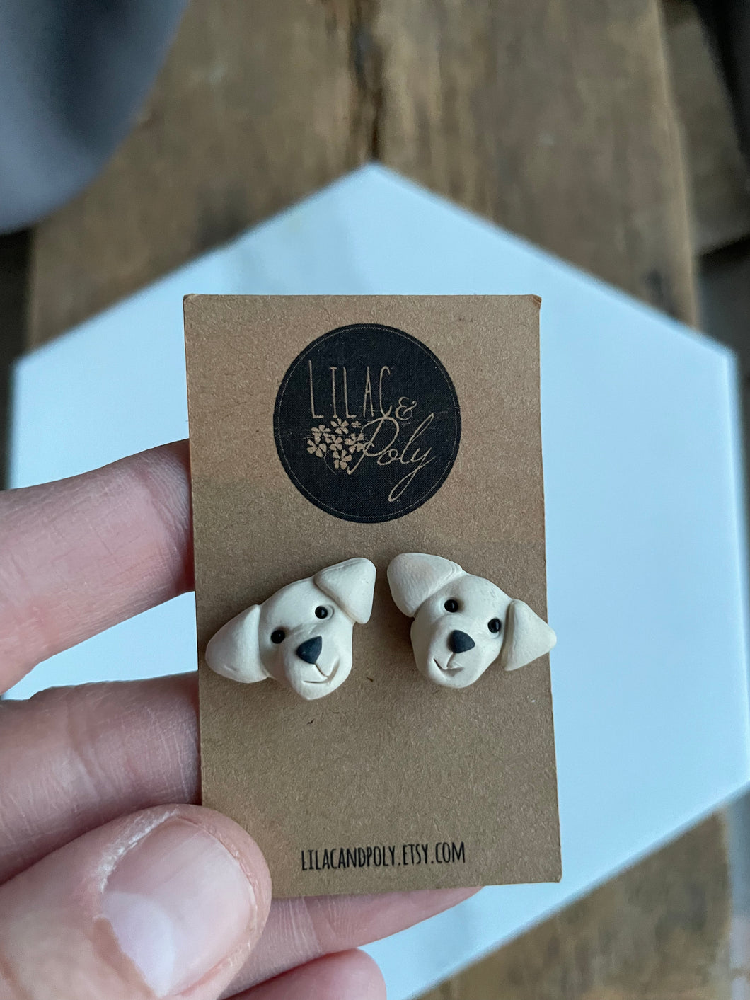 Labrador earrings
