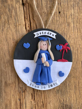 Load image into Gallery viewer, 1 Person Graduate clay Graduation Ornament gift
