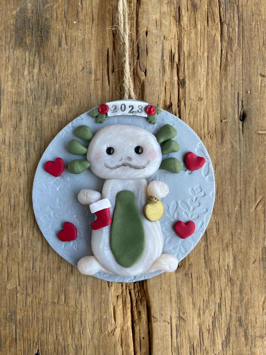 Axolotl ornament
