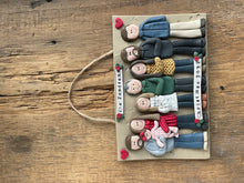 Load image into Gallery viewer, Large Family custom clay ornament 7 or more members
