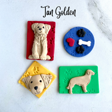 Load image into Gallery viewer, Golden retriever fridge magnets
