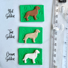Load image into Gallery viewer, Golden retriever fridge magnets
